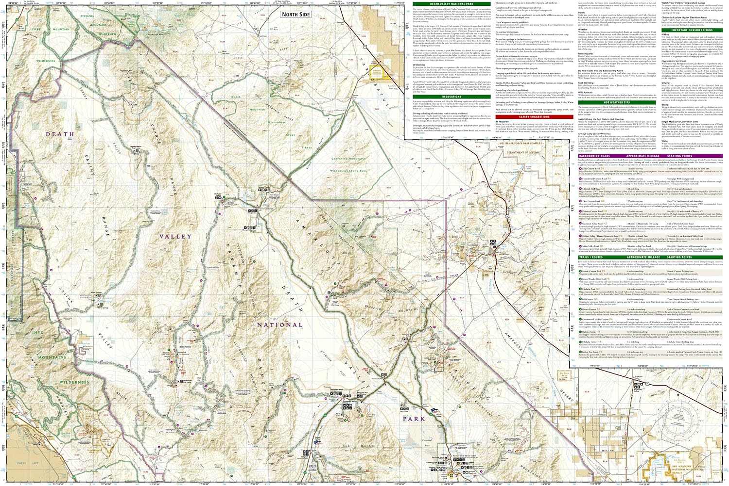 Death Valley National Park Map (National Geographic Trails Illustrated Map, 221) - Image 5